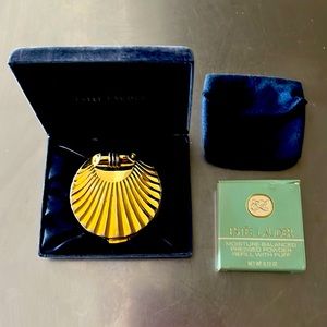 Estée Lauder vintageGolden Shell Compact